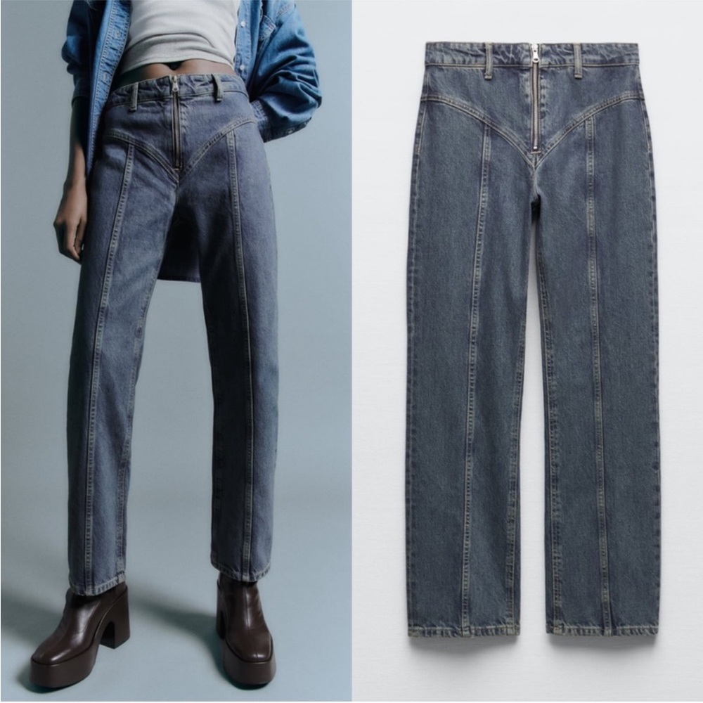 ZARA STRAIGHT FIT TRF JEANS